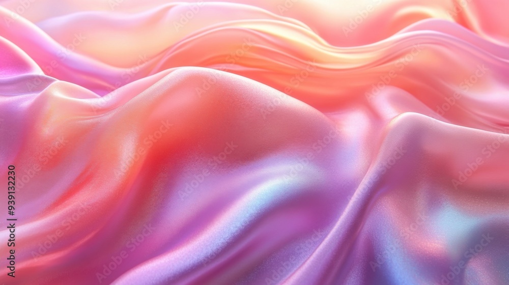 Obraz premium Abstract background of a pink and purple silk