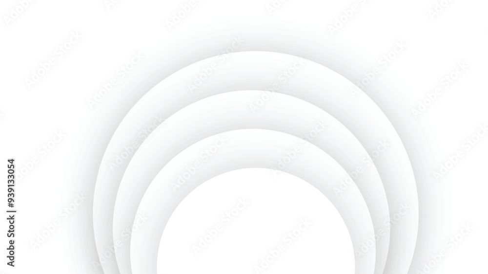 Obraz premium Modern Circle White Background and template design power point
