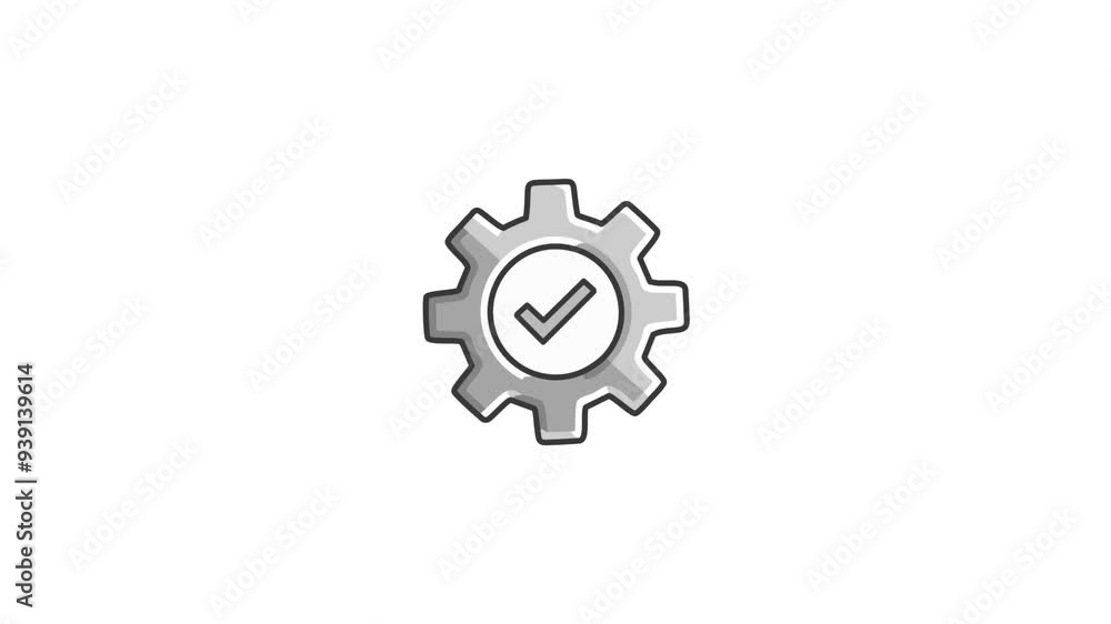 Technical solution support icon animation ,problem solve concept Technical solution support icon animation ,problem solve concept