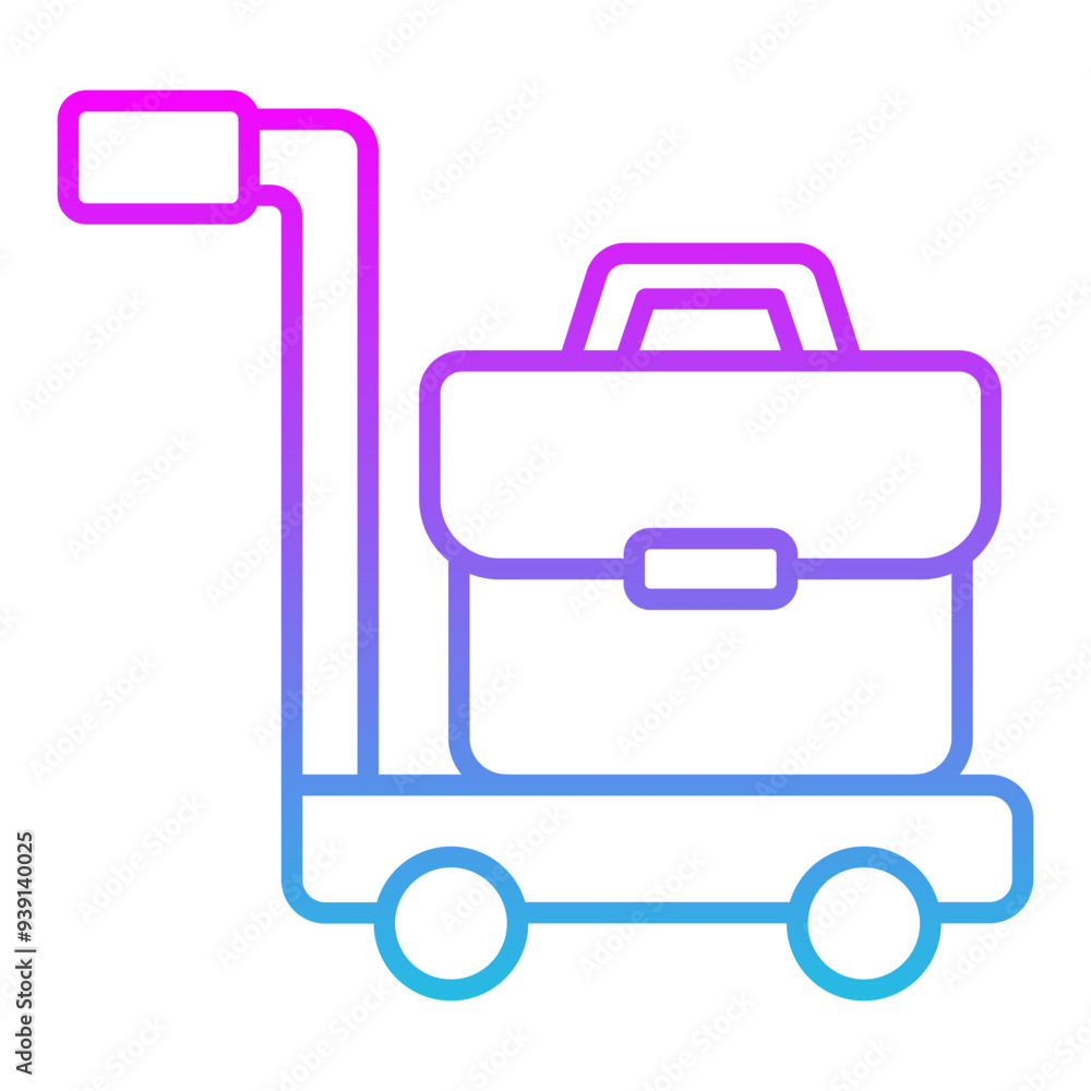 Airport cart Icon Airport cart Icon