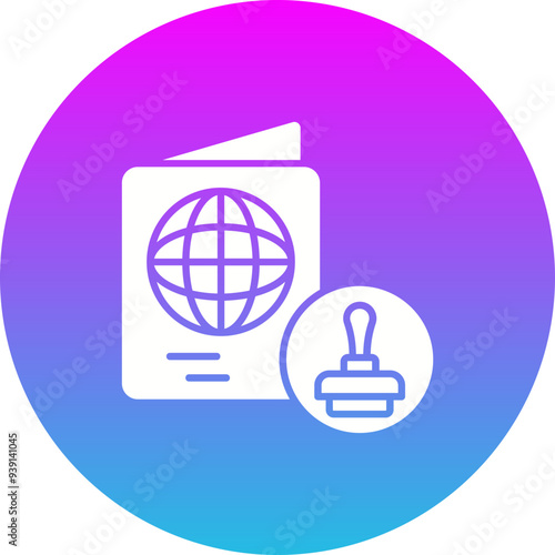 Legal passport Icon