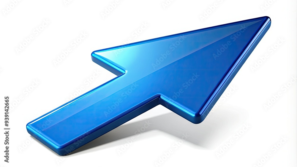 Illustration of a blue cursor arrow icon on a white background, pointing upwards in a diagonal direction, symbolizing progress and forward motion. Illustration of a blue cursor arrow icon on a white background, pointing upwards in a diagonal direction, symbolizing progress and forward motion.
