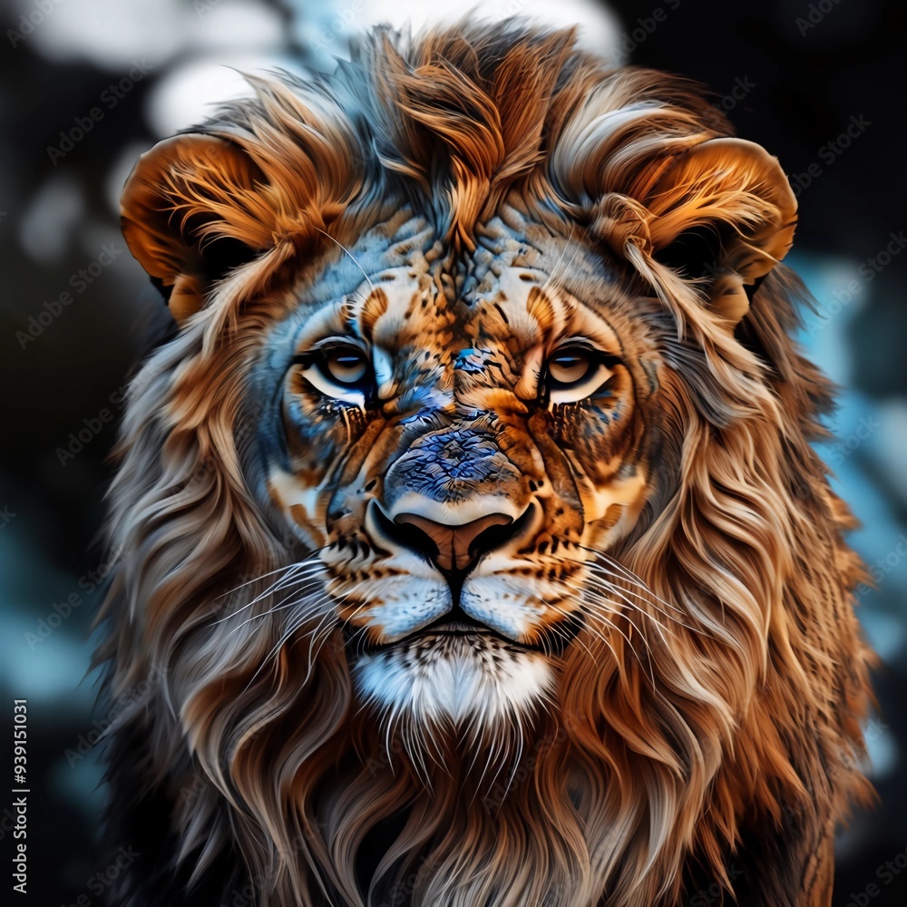 Fototapeta premium portrait of a lion