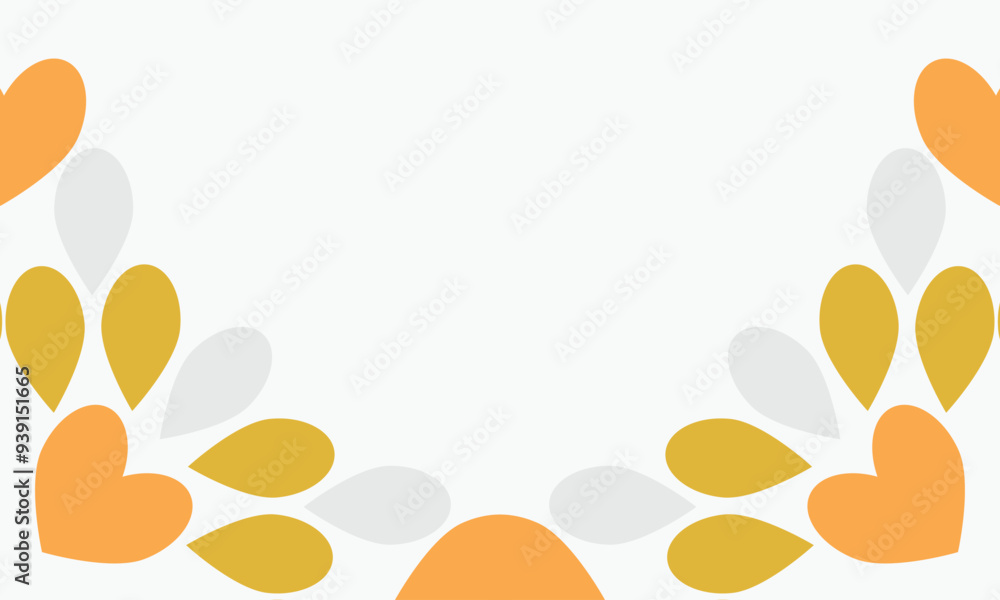 leaves frame background with copy space for text. Vector illustration. leaves frame background with copy space for text. Vector illustration.