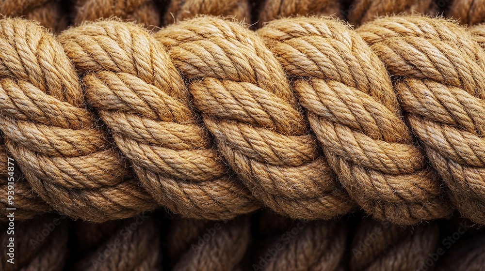 Texture, background and industrial with braided rope for maritime, sailing or yacht sport for display. Generative ai Texture, background and industrial with braided rope for maritime, sailing or yacht sport for display. Generative ai