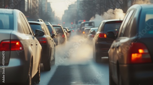 Traffic Bottleneck Leading to Excessive Smog in Urban Area