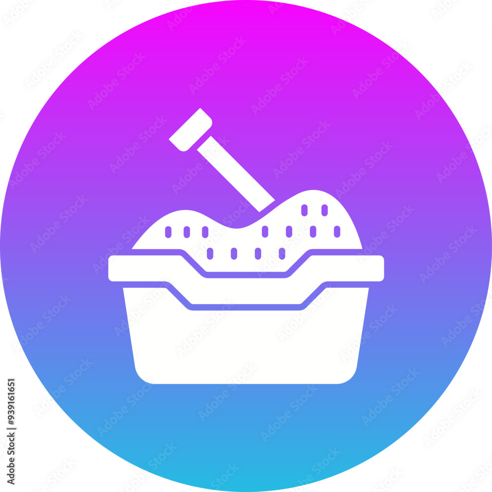 Fototapeta premium Sandbox Icon