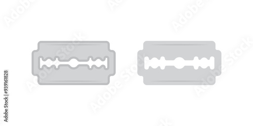 Set of Razor blade icons. for mobile concept and web design. vector illustration on white background