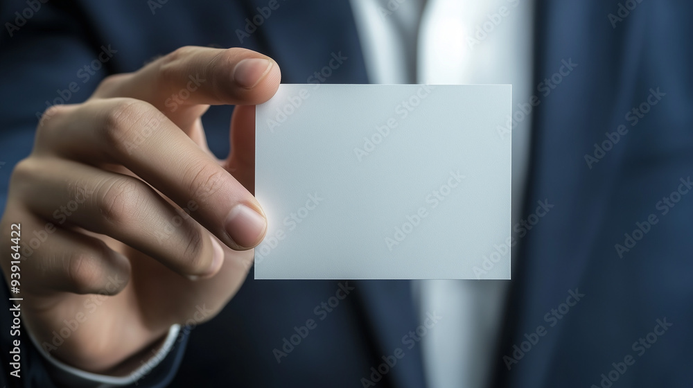 businessman holding blank business card, white blank business card, businessman's Hand, blank card businessman holding blank business card, white blank business card, businessman's Hand, blank card