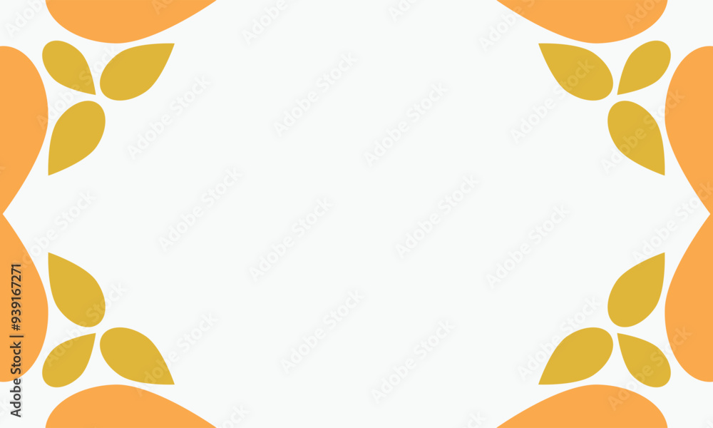 leaves frame background with copy space for text. Vector illustration. leaves frame background with copy space for text. Vector illustration.