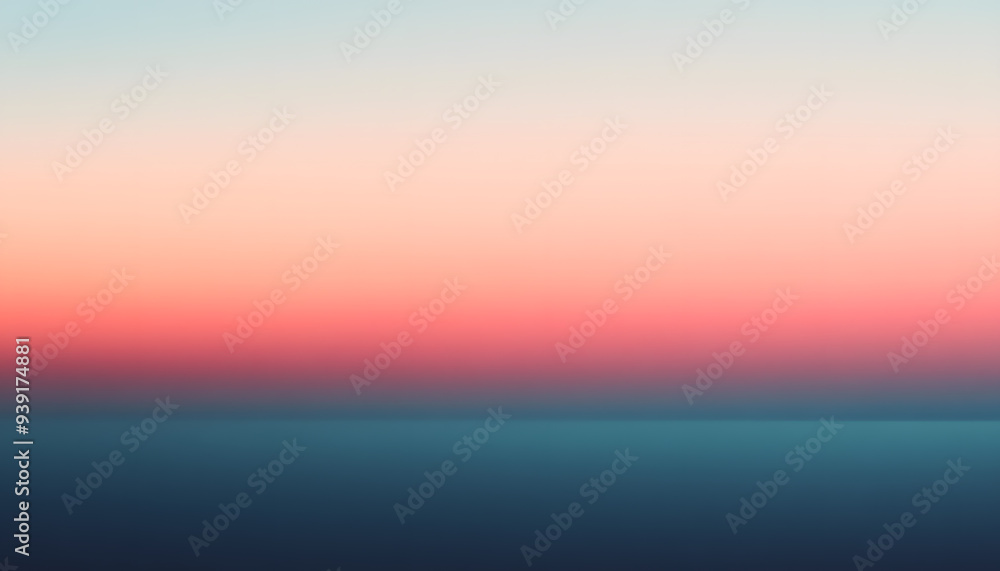 Obraz premium A simple gradient transitioning from a light to dark shade, creating a calm and soothing backdrop