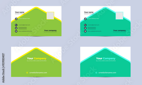 This is a corporate business card. Clean & Eye-catchy professional work. This Business card designed for a corporate company and suitable for all businesses industry. You can easily edit and customize