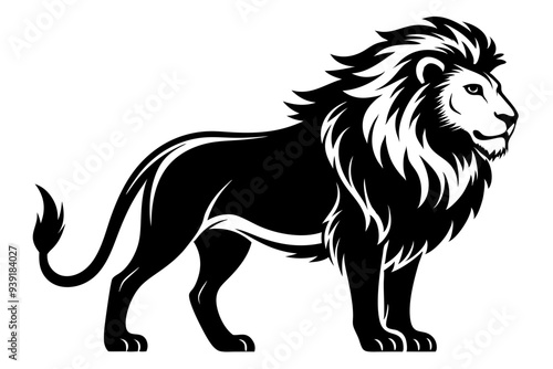 Lion Silhouette Vector Illustration