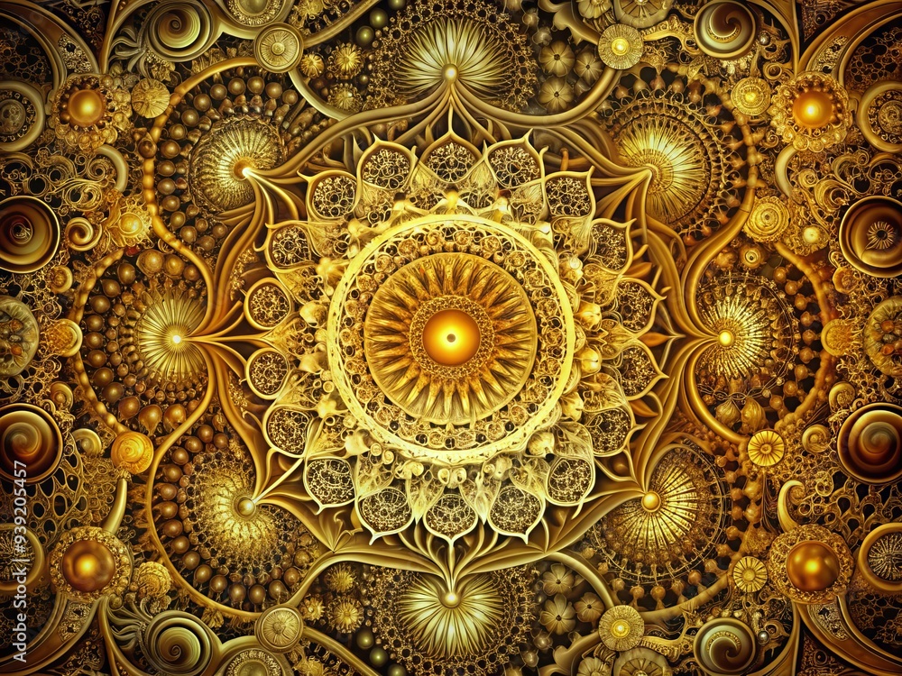 Golden Tapestry of Dreams: Gold, intricate, dreamlike, surreal, organic Golden Tapestry of Dreams: Gold, intricate, dreamlike, surreal, organic