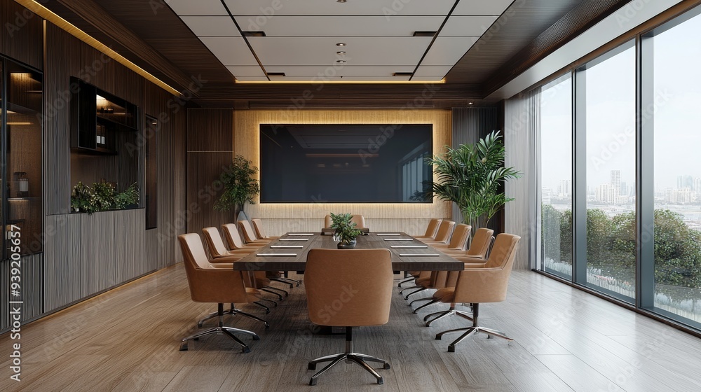 Large Conference Room with Modern Design Large Conference Room with Modern Design