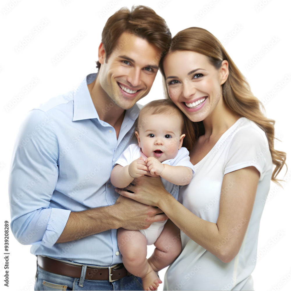 happy family with little child happy family with little child