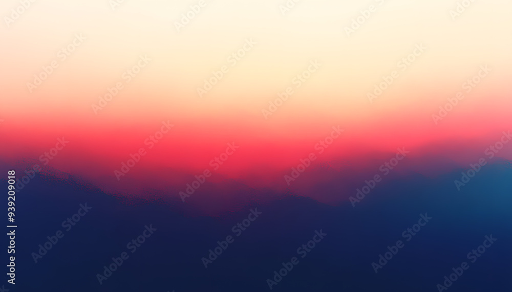 Obraz premium A simple gradient transitioning from a light to dark shade, creating a calm and soothing backdrop