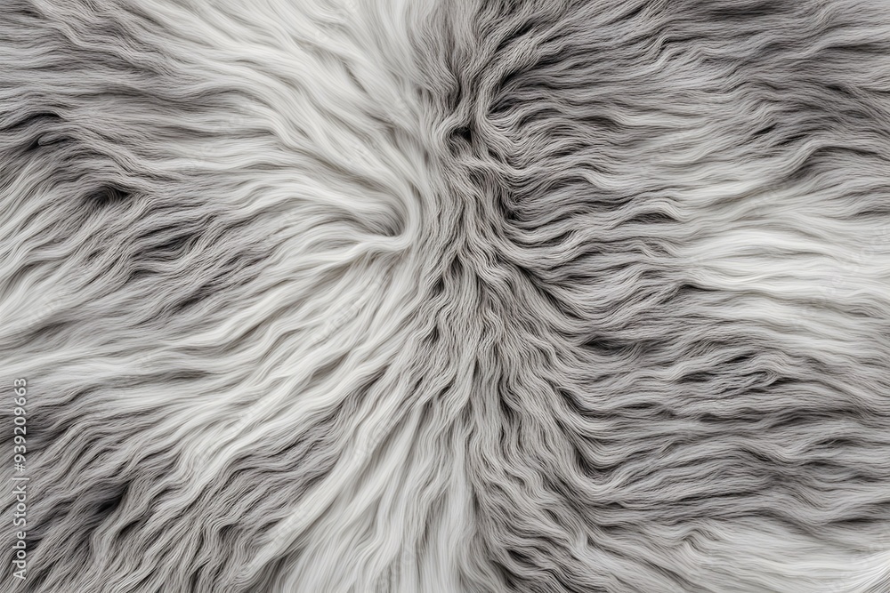 A koala fur texture background in shades of gray and white, AI Generated A koala fur texture background in shades of gray and white, AI Generated