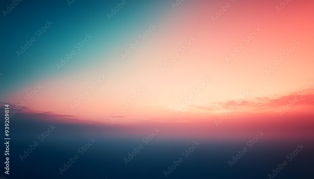 Obraz premium A simple gradient transitioning from a light to dark shade, creating a calm and soothing backdrop