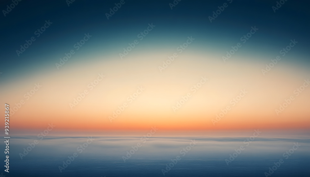 Obraz premium A simple gradient transitioning from a light to dark shade, creating a calm and soothing backdrop