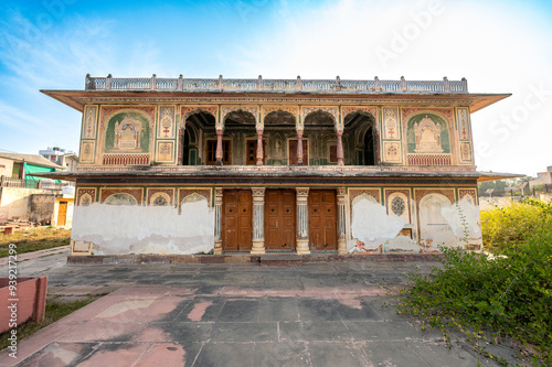 sunehri kothi front view, an ancient hidden gem of Rajasthan photo