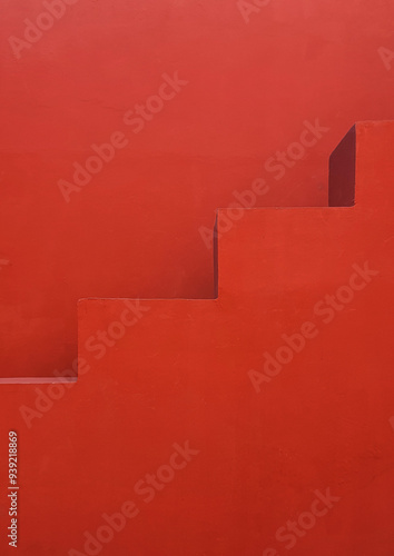 Canvas Print Red Modern wall Photography Jaipur