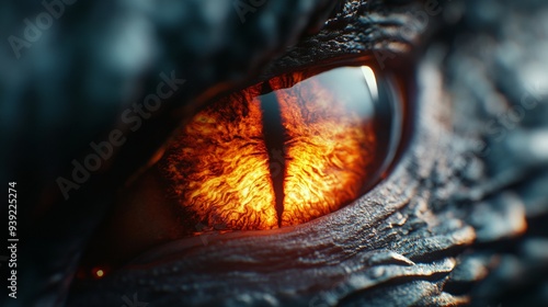 An eye of a sinister dragon