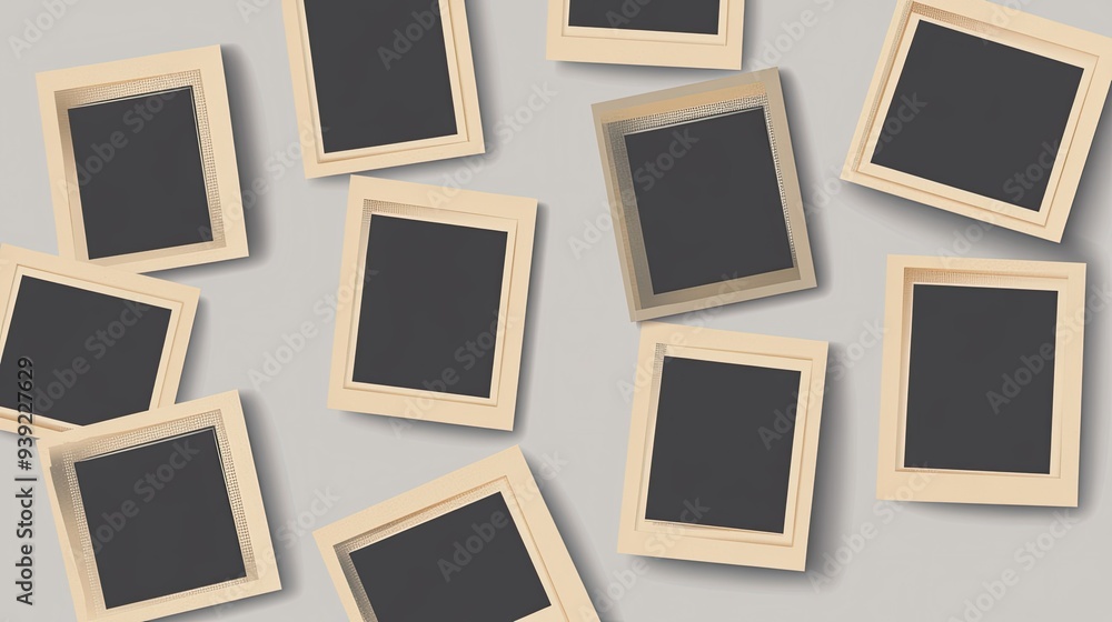 Photo frame collage with tape vector mockup. Album photo template isolated on transparent background. Blank polaroid memory image or film snapshot picture design set. Empty realistic postcard snap Photo frame collage with tape vector mockup. Album photo template isolated on transparent background. Blank polaroid memory image or film snapshot picture design set. Empty realistic postcard snap