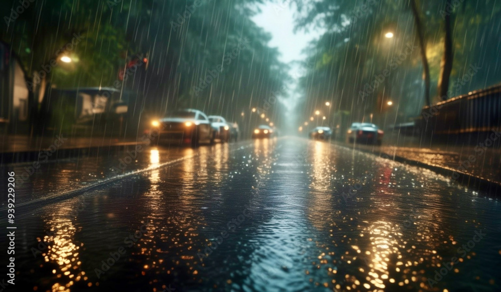 rain in the city rain in the city