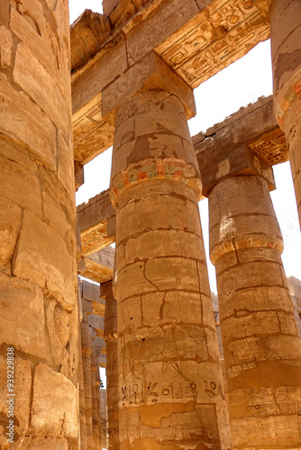 Exploring the Ancient Karnak Temple Complex With Iconic Columns and Hieroglyphs