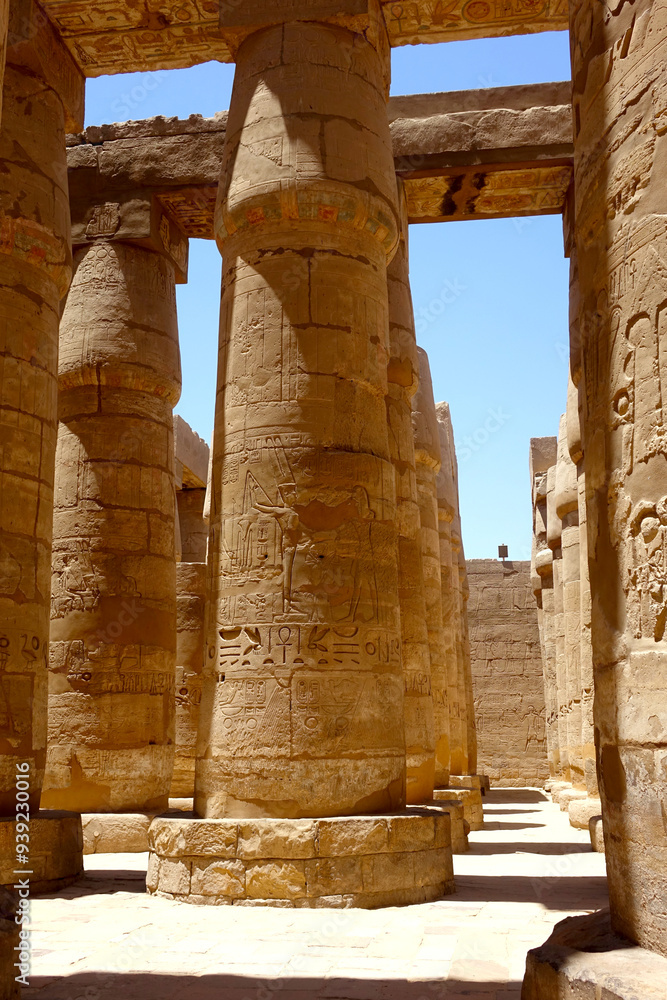Exploring the Ancient Karnak Temple Complex With Towering Columns and Hieroglyphs
