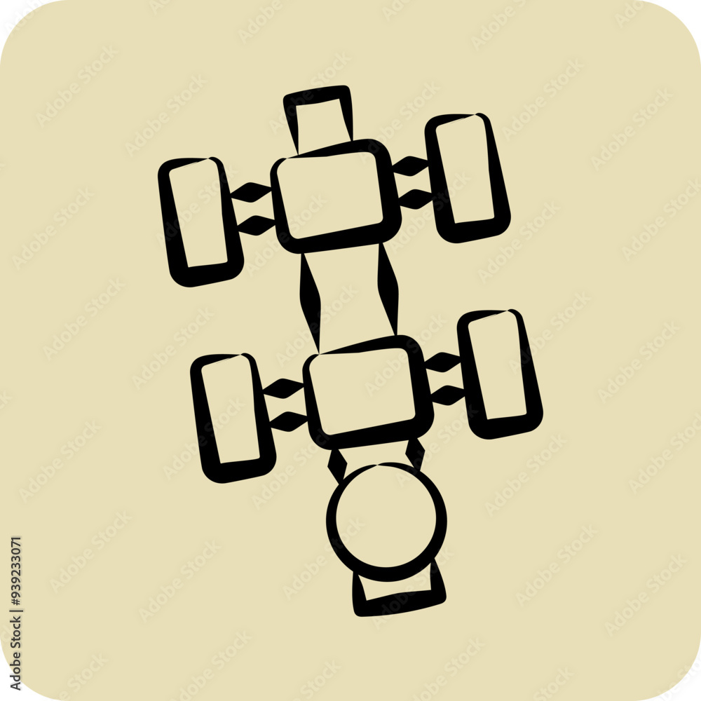 Icon Level Gauge. related to Measuring symbol. hand drawn style. simple illustration Icon Level Gauge. related to Measuring symbol. hand drawn style. simple illustration