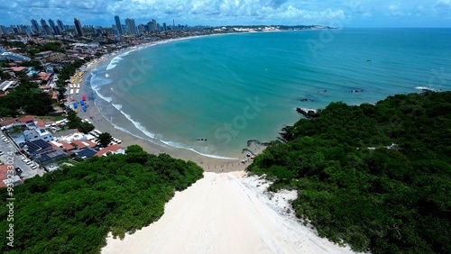 Coast Cliffs At Parnamirim In Rio Grande Do Norte Brazil. Bay Water Coastline. Coast Travel. Vacations Landscape. Beach Seaside. Coast Cliffs At Parnamirim In Rio Grande Do Norte Brazil. photo