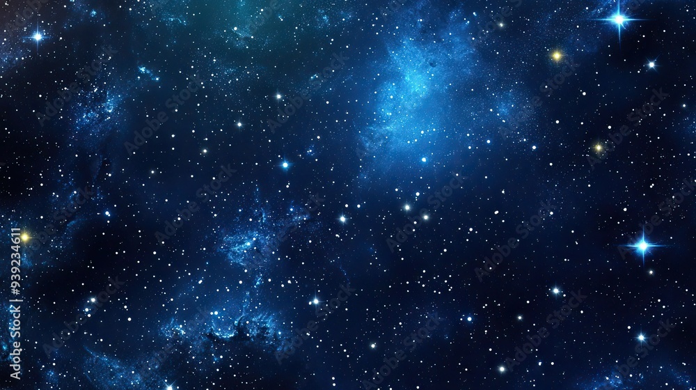 Galaxy shiny stars background fabric seamless print or textile vector background. Galaxy shiny stars background fabric seamless print or textile vector background.