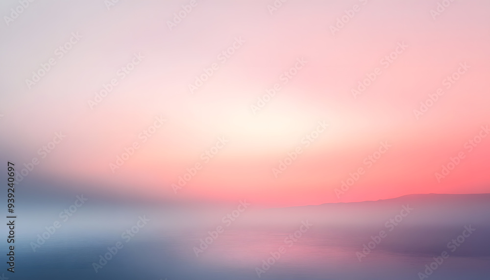 Obraz premium A simple gradient transitioning from a light to dark shade, creating a calm and soothing backdrop