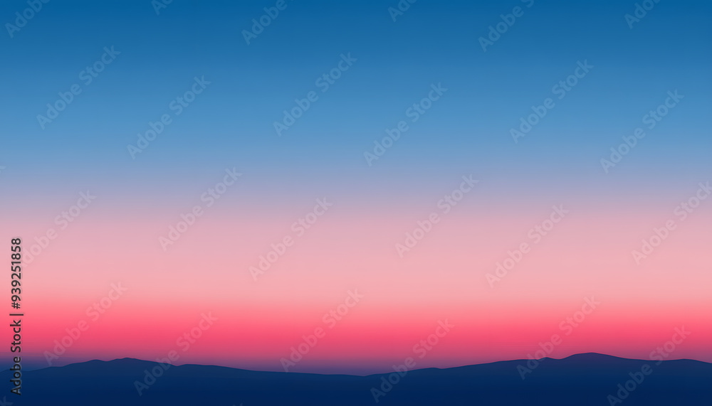 Fototapeta premium A simple gradient transitioning from a light to dark shade, creating a calm and soothing backdrop