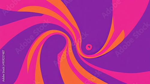 A purple and pink colored background with a purple and orange swirl
 photo