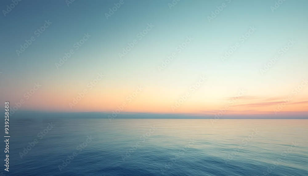 Obraz premium A simple gradient transitioning from a light to dark shade, creating a calm and soothing backdrop