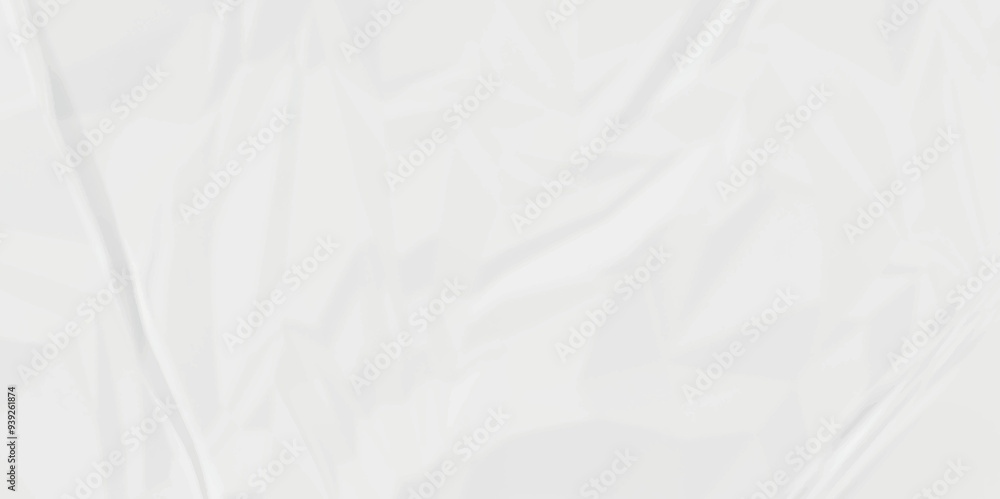 Fototapeta premium White paper texture is crumpled paper texture. White crumpled and creased paper texture. white crumpled blank paper texture. Grunge paper texture.