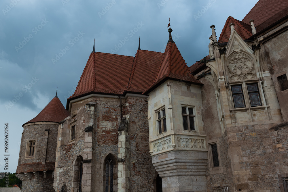 The famous Corvin Castle, one of the largest and most beautiful and impressive castles in Europe, Hunedoara, Transylvania, Romania The famous Corvin Castle, one of the largest and most beautiful and impressive castles in Europe, Hunedoara, Transylvania, Romania
