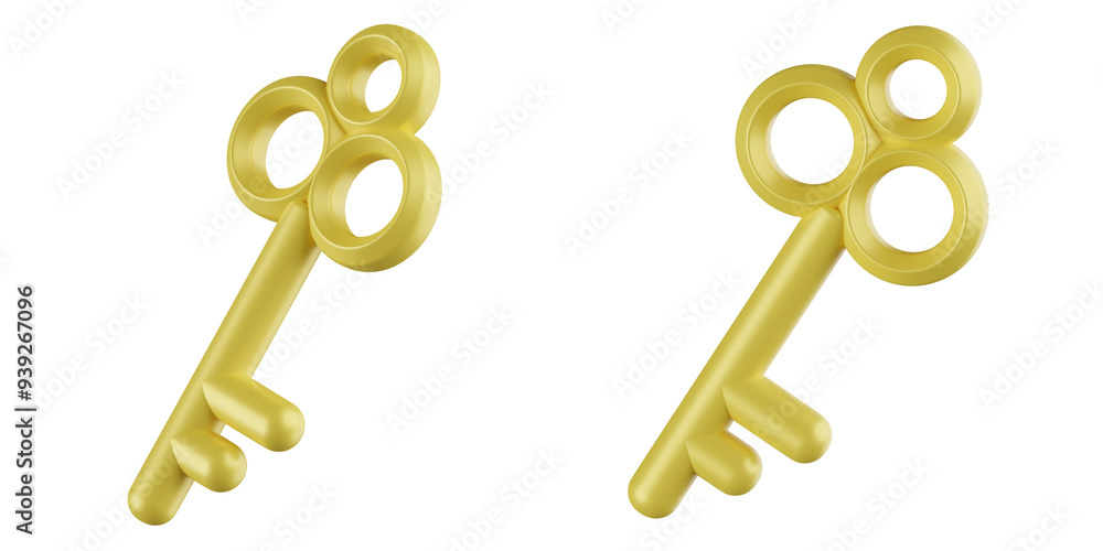 key 3d rendering icon illustration, png file, transparent background, startup key 3d rendering icon illustration, png file, transparent background, startup