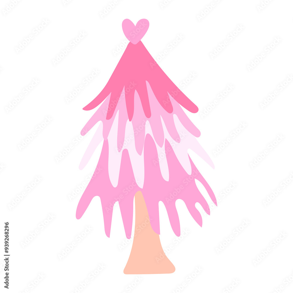 Pink Christmas tree Pink Christmas tree