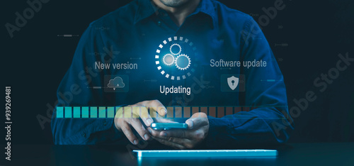 Upgrade operating system, installation app patch softwareupdate process, modernize user equipment, modern functions, developer released new version Improved security, system progress, Blue Screen photo