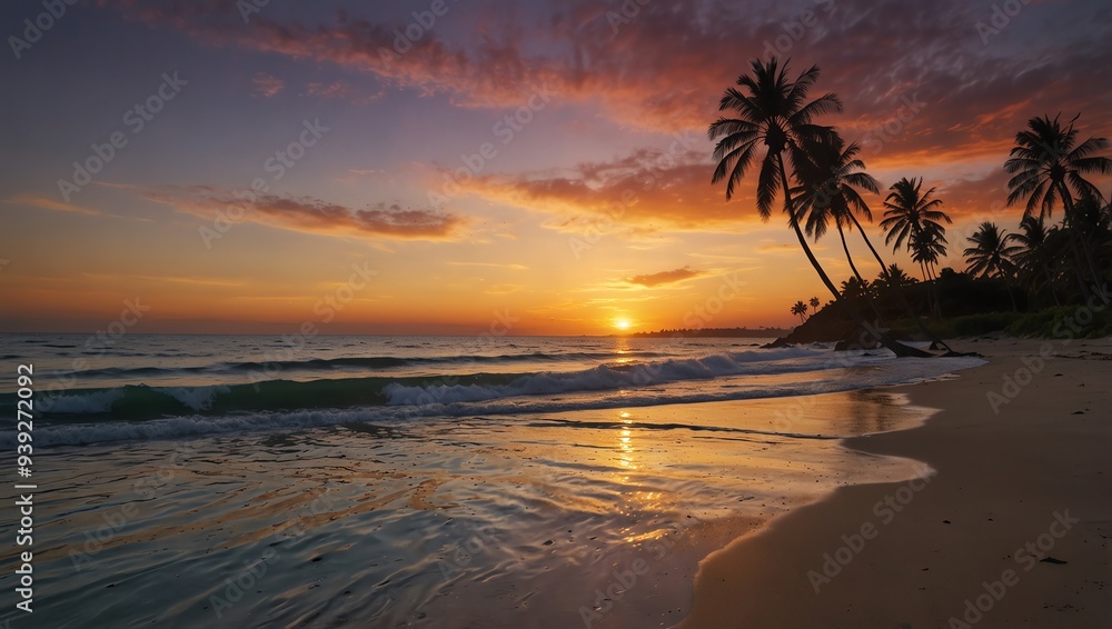 sunset at the beach sunset at the beach