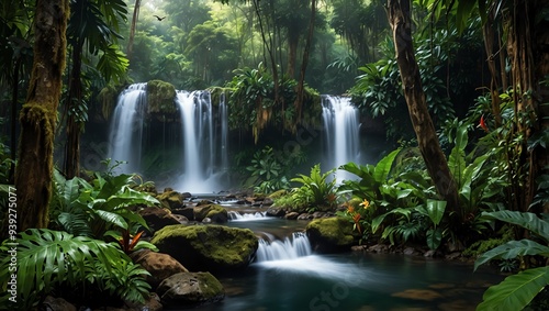 waterfall in the forest