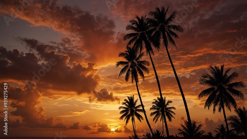 sunset over the ocean