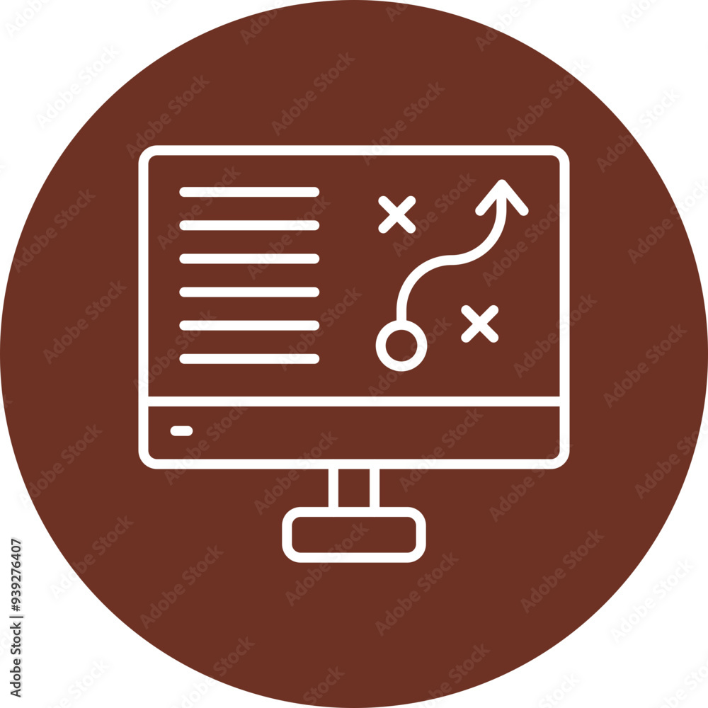 Strategy Vector Icon Design