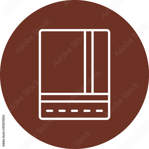 Towel Vector Icon Design