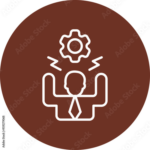 Overwork Vector Icon Design