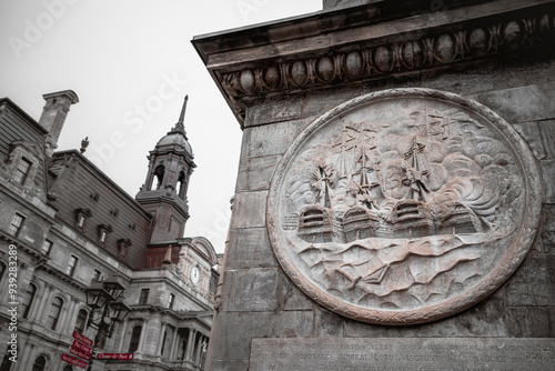 Old Montreal Cityscape, Quebec, Canada photo